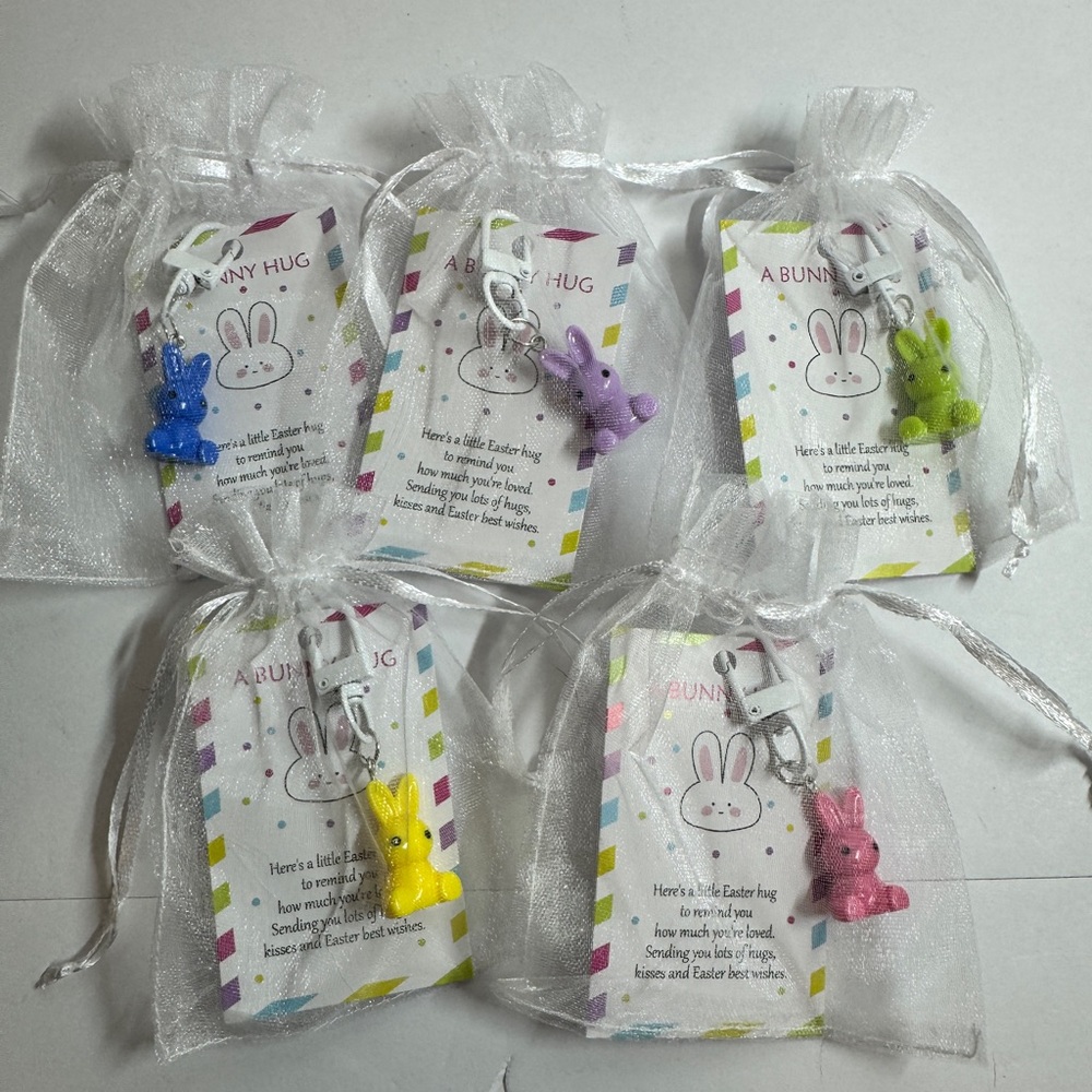 Colorful‎ Bunny Keychains